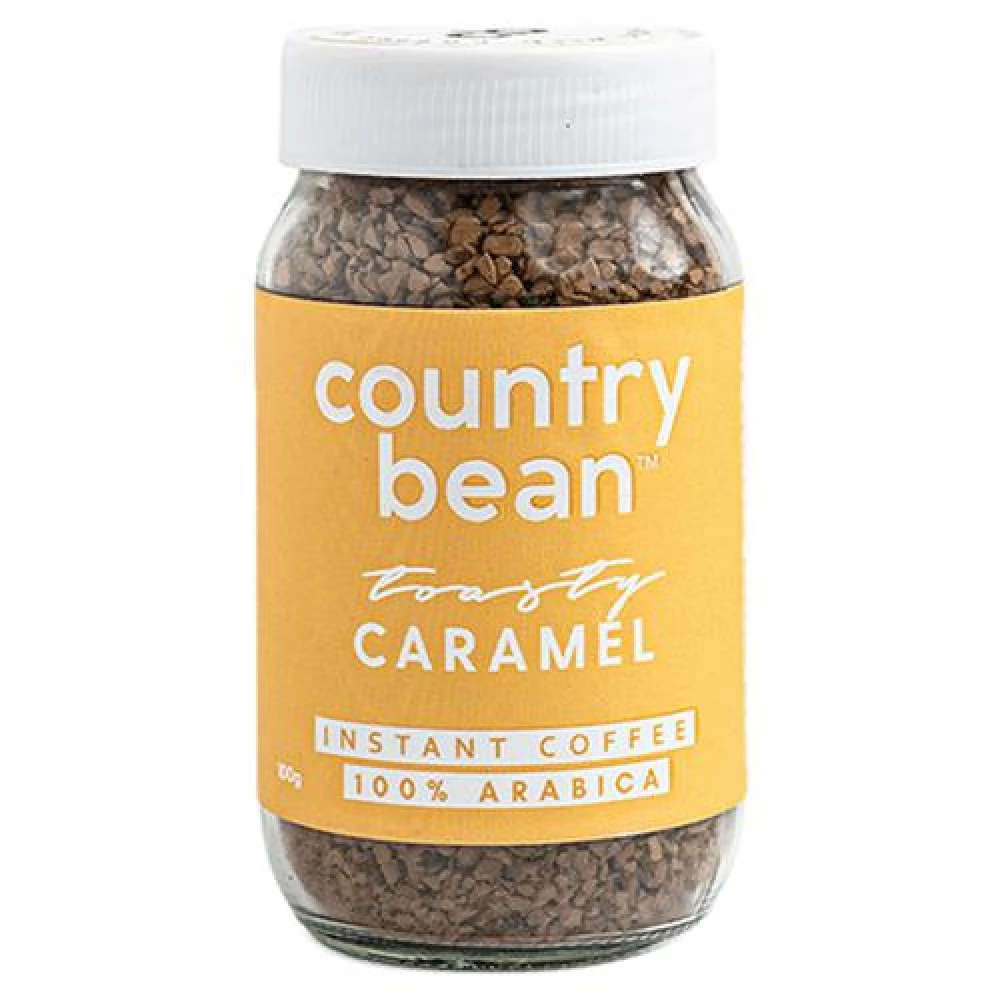 Country Bean Flavoured Instant Coffee - Caramel, 100 g-1.webp
